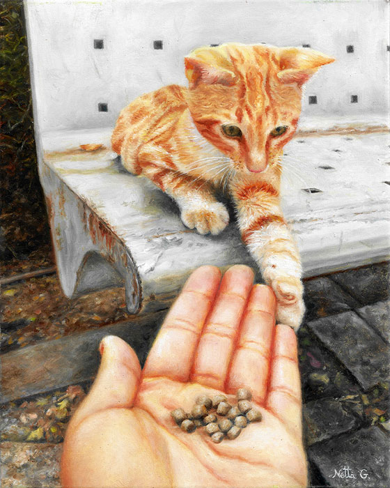 Netta Ganor (by the courtesy of the Mouth and Foot Painting Artists Association worldwide)