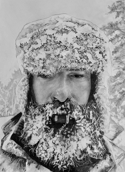 Lewis Isaac Testa – “40 Below” - www.etsy.com/shop/LewisTestaPortrait
