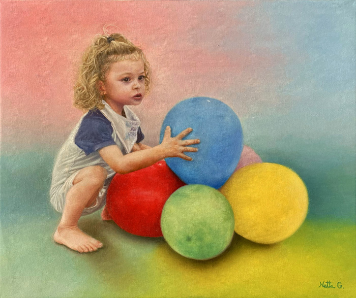Netta Ganor (by courtesy of the Association of the Mouth &amp; Foot Painting Artists)