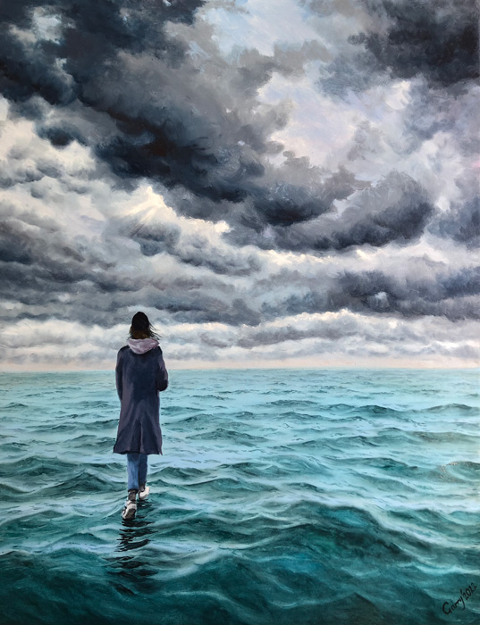 Garry Arzumanyan - “Black Door 20” - https://www.singulart.com/en/artist/garry-arzumanyan-9023?ref=ts