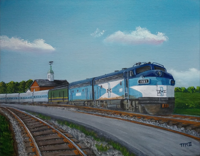 Tom Mulqueen – “Boston &amp; Maine at White River Junction, Vermont” - https://tom-mulqueen.pixels.com/