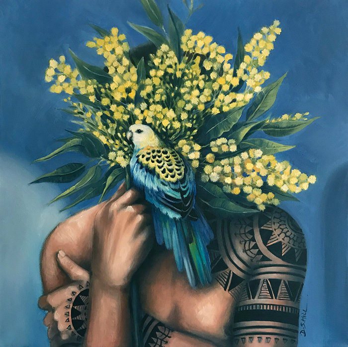 “NATIVE WATTLE PORTRAIT”
