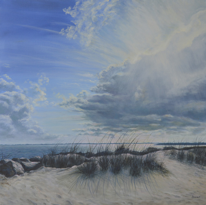 Linda Boisvert DeStefanis – “Silver Lining II” - www.destefanisfineart1.com