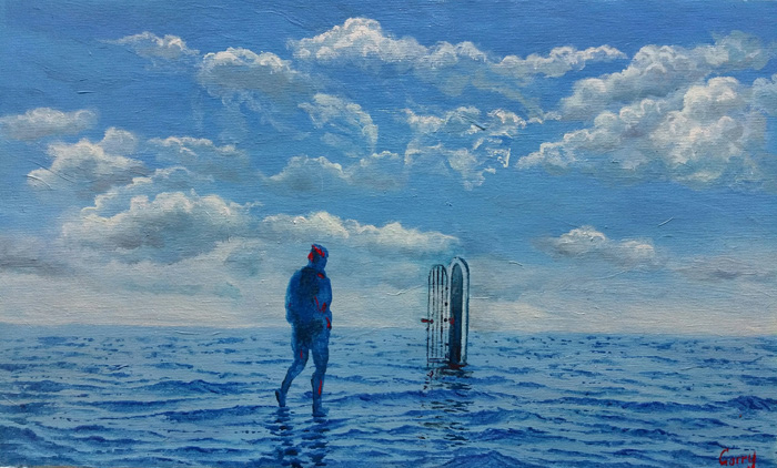 Garry Arzumanyan - “Black Door” - https://www.singulart.com/en/artist/garry-arzumanyan-9023?ref=ts