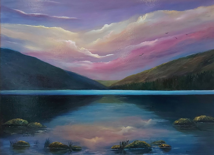 Donna McGee – “Glendalough Upper Lake” - www.donnamcgee.ie