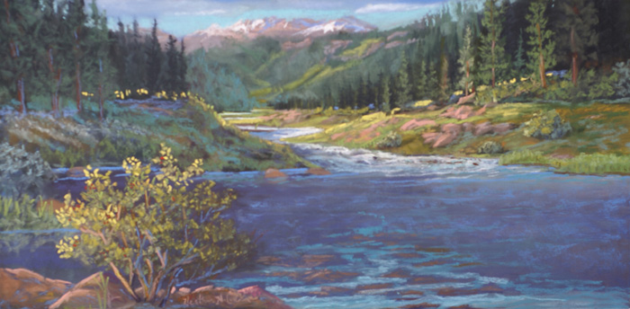 “Light Between the Mountains”