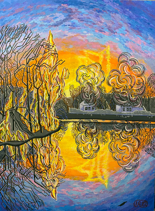 Iryna Akimova – “War 1” - https://akimova-art.com.ua