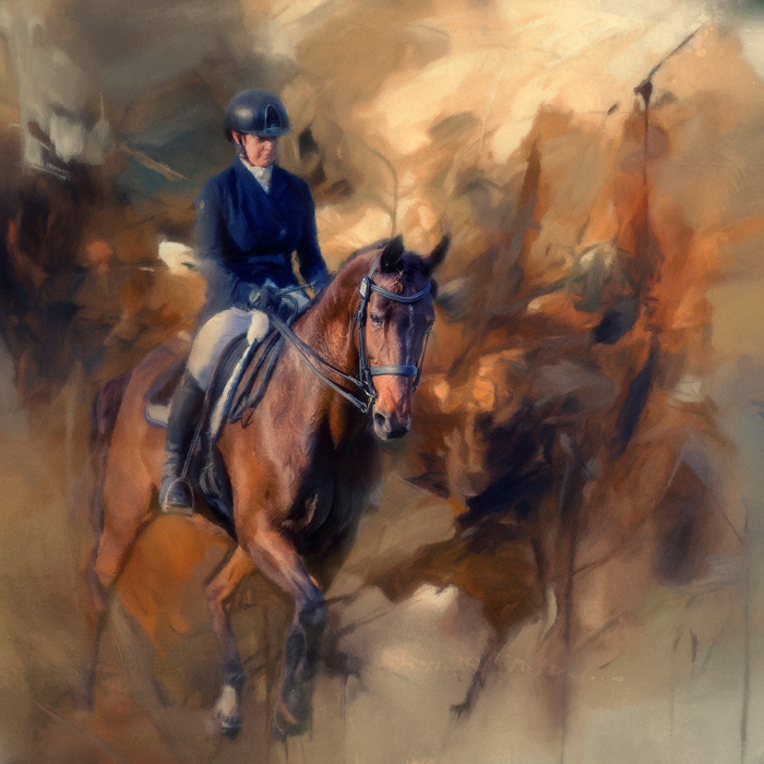 Lyn Darlington – “Harmony between horse and rider” - www.sabvaningphotoart.com
