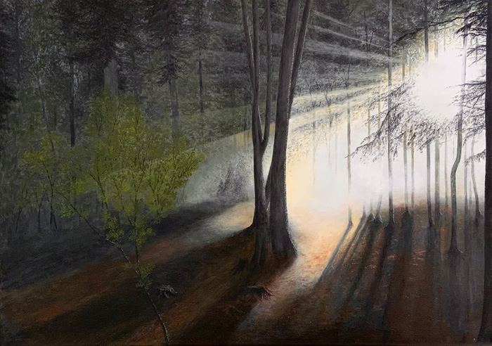 “Éveil du printemps dans la futaie"