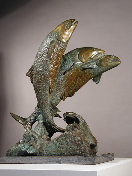 “The Wild Run (Spawning Salmon)”