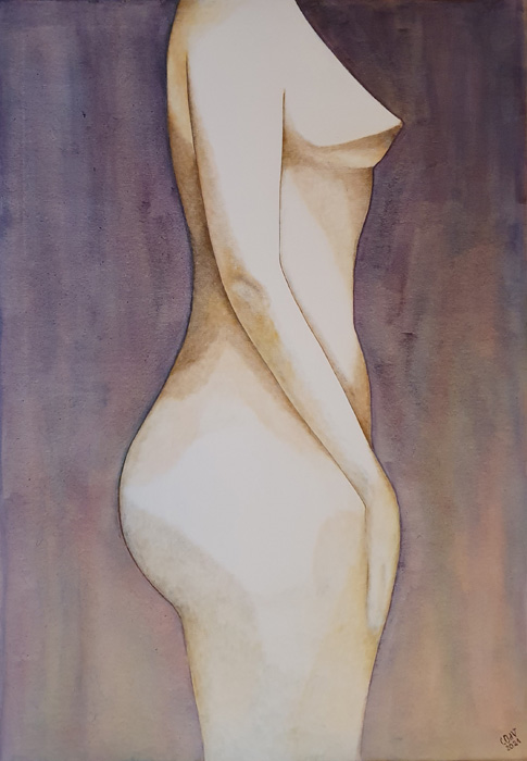 Viktoriya Tudoran-Opanasenko – Woman Nude In The Moonlight I - https://tudoran-opanasenko.com