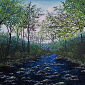 Hazel Thomson – “Ysgethin in Spring” - www.hazelthomsonart.com
